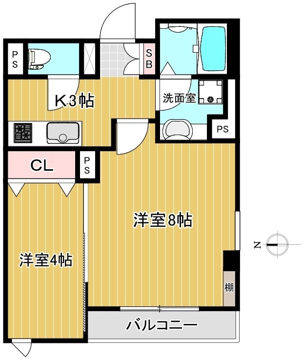 PALACE　OGIKUBO 間取り図