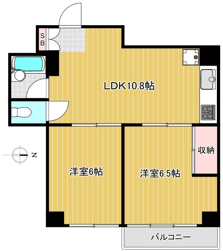 ラミアカーザ・ナカノ 間取り図