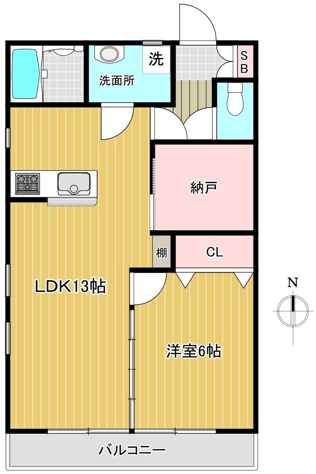 CASA VERDE南荻窪D棟 間取り