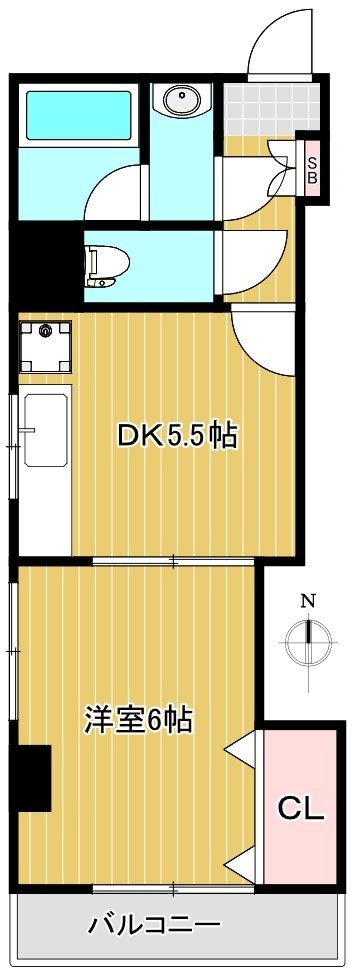 シャトレー東高円寺 間取り図