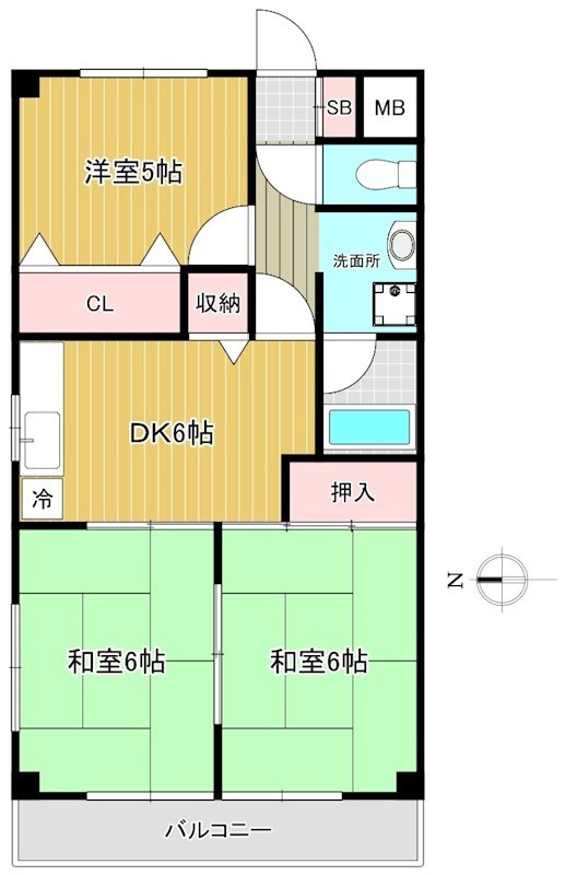 レジデンスサギノミヤ 間取り図