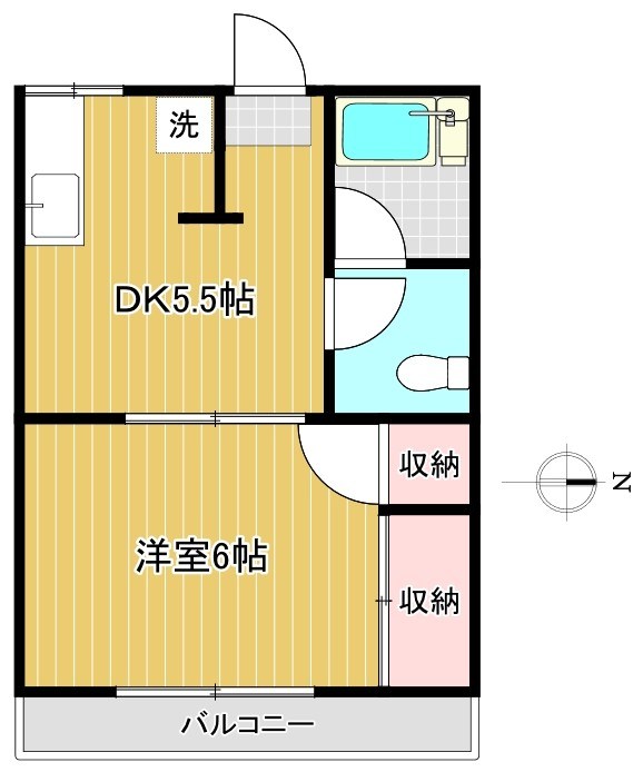 杉並ハイツ 間取り図