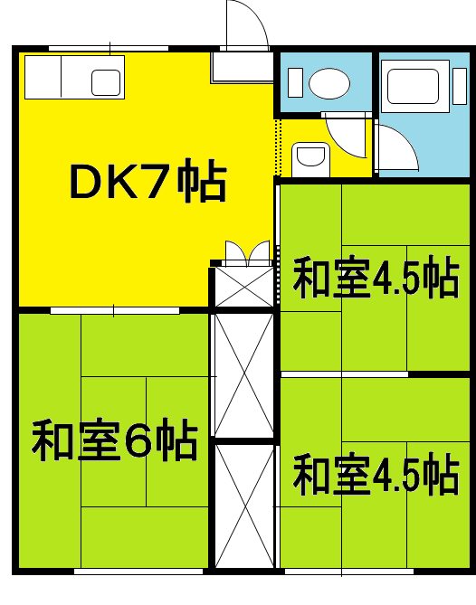 十文字ハイツ 間取り