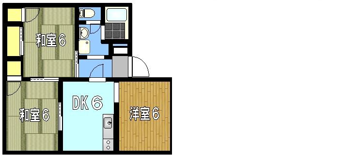メゾン片山Ｂ 間取り