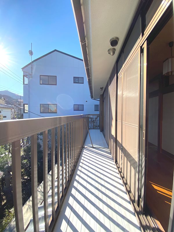 川口貸家 ベランダ
