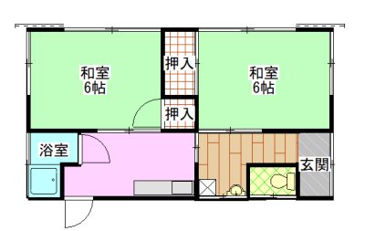 延沢遠藤貸家 間取り