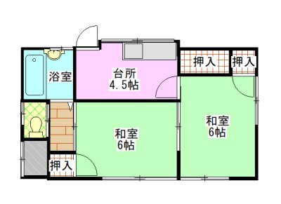 湯山貸家 間取り