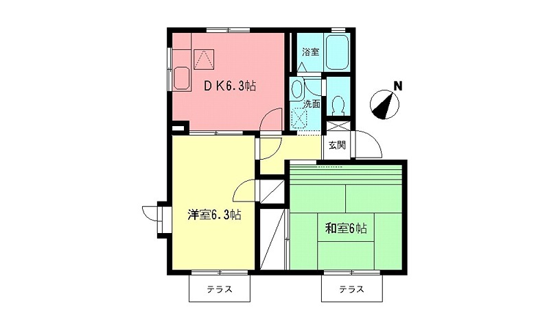 パティオＳＵＺＵＫＩ 間取り