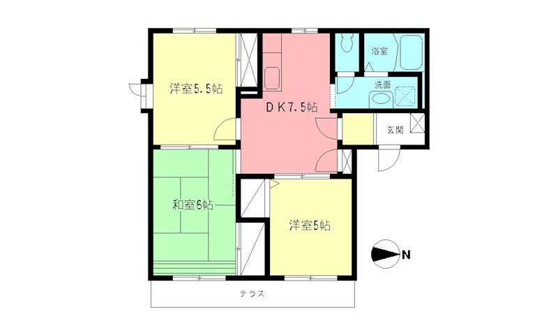 サニータカノ 間取り