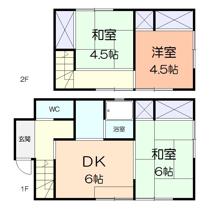 土屋貸家 間取り