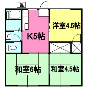 石川ハイツＡ 間取り