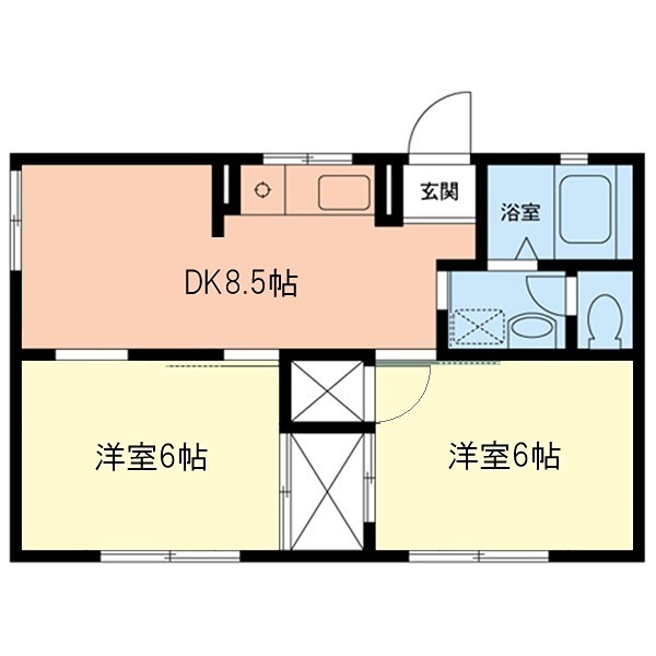 クレール梨木 間取り