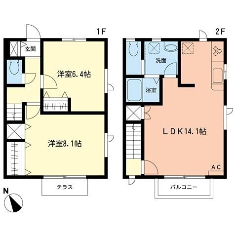 ヴィーブル江川Ｂ 間取り