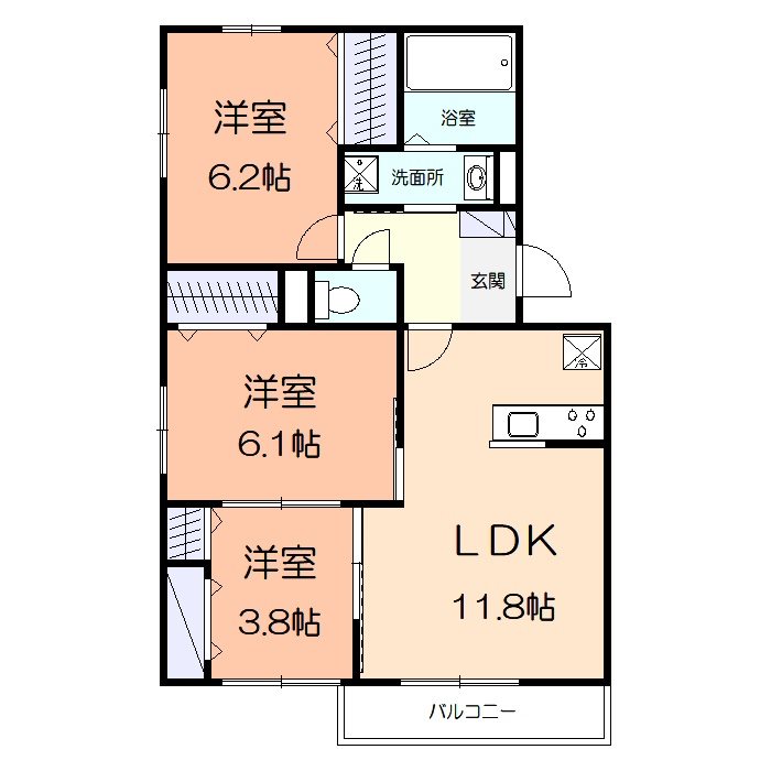 ブリーズコートＡ 間取り