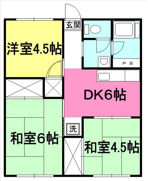 コーポ中根 間取り
