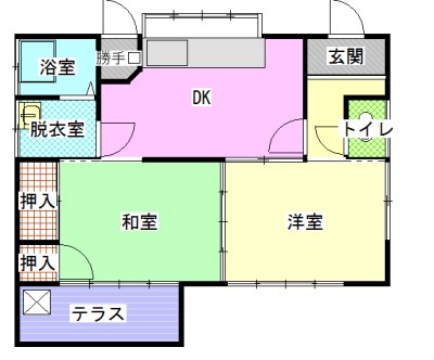塚原つゆき貸家 間取り