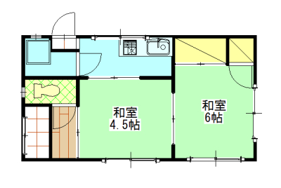 石渡ハウス 3-5E 間取り