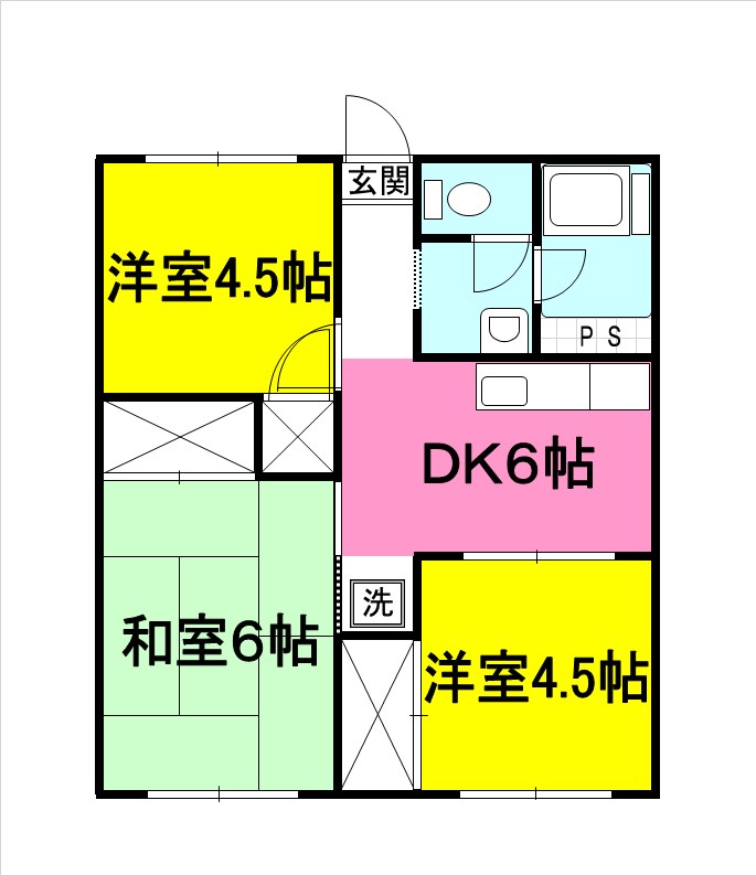 コーポ中根 間取り