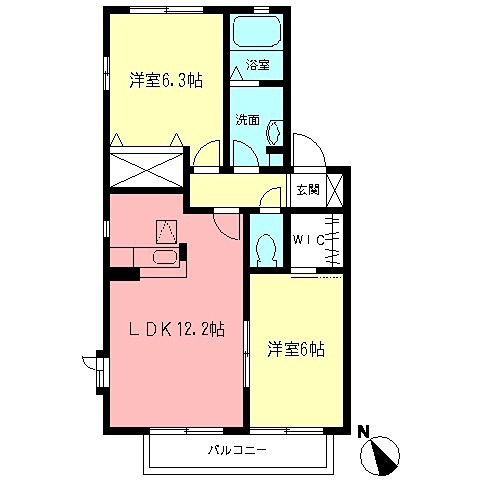アリエスⅡ 間取り