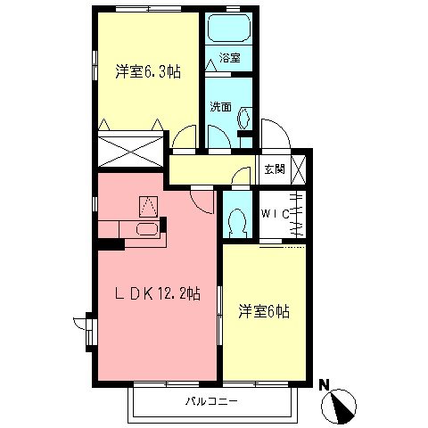 アリエスⅡ 間取り