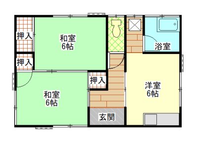 鈴木貸家  間取り
