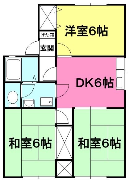 プラムハイツＡ 間取り