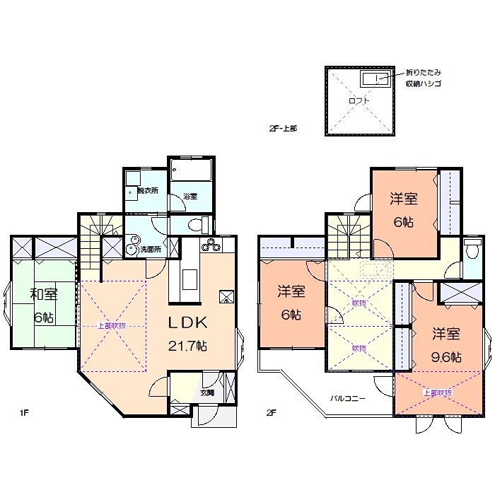 元石川町戸建 間取り