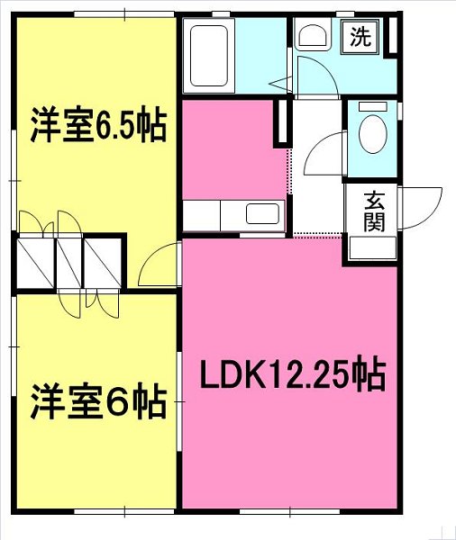 K's  Glycine A (ケーズグリーシーヌ)  間取り
