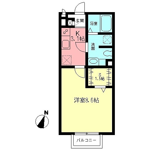 アミカ湘南Ａ 間取り