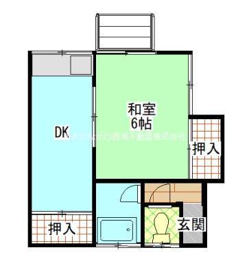 尾尻貸家 間取り
