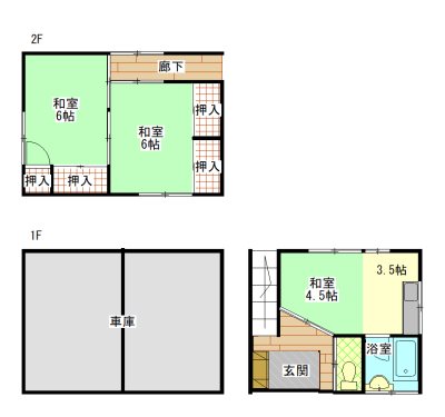 湯山貸家 間取り