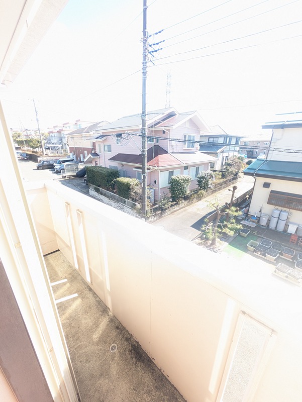 ハイツ髙梨 ベランダ