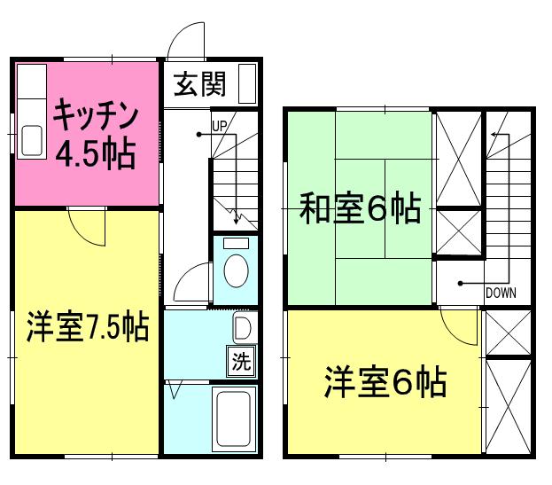 テラスハウス吉田 間取り