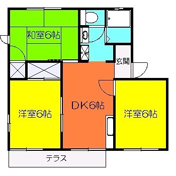 メゾンKUNIHARA Ｃ 間取り