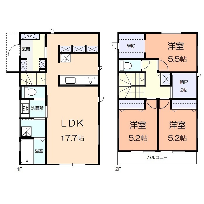 アツギテラスB 間取り