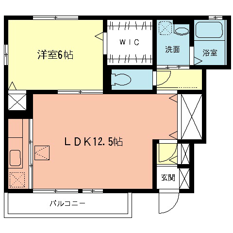 ヴィラプレザントⅠ 間取り