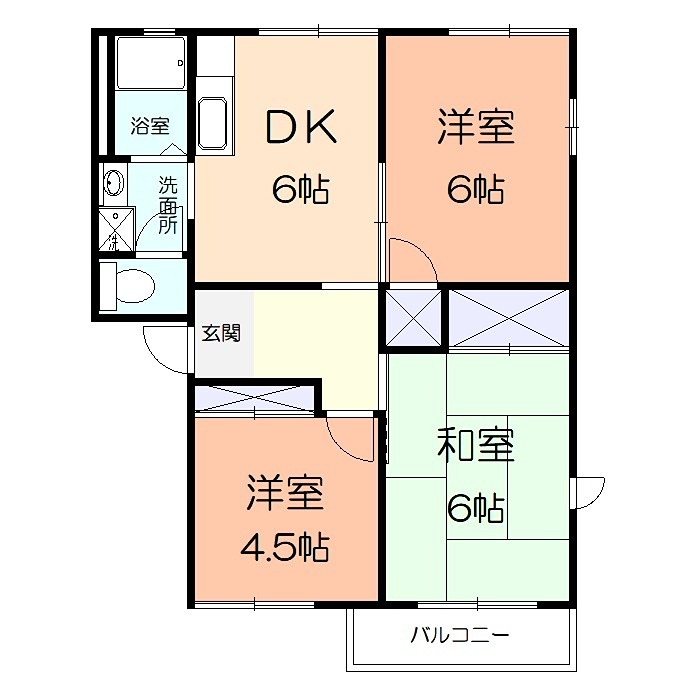 鈴木ハイツＢ 間取り