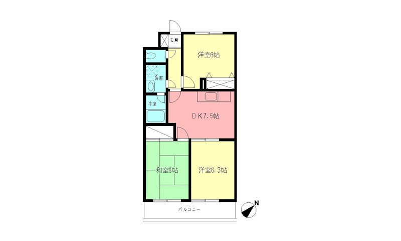 コンフォートソシア 間取り