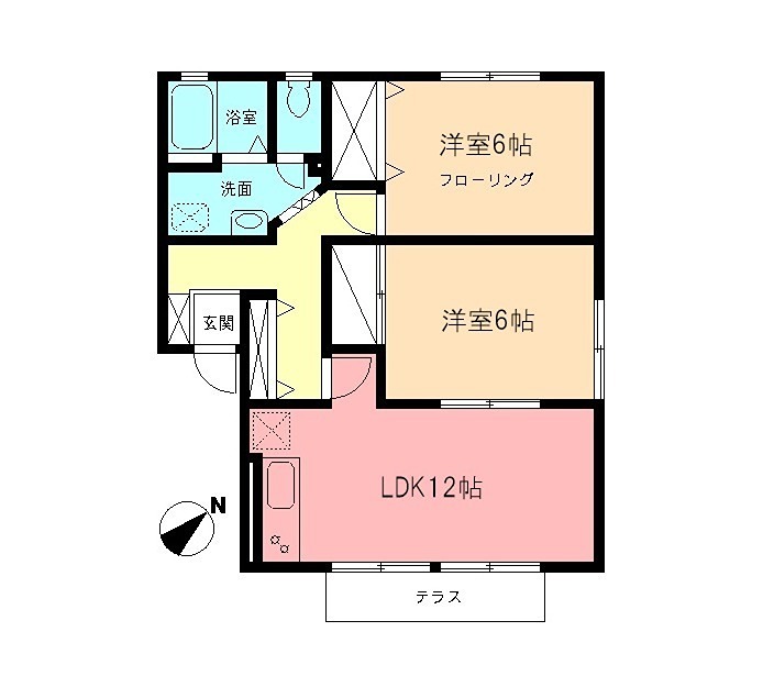 ルミエールＢ 間取り