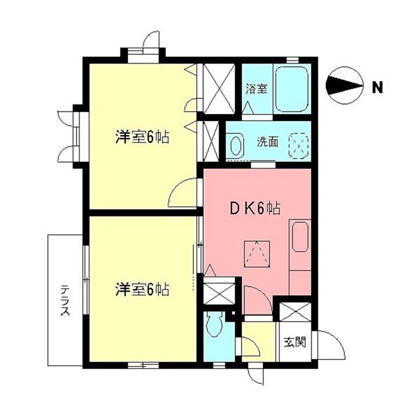 サンフラワーＢ 間取り