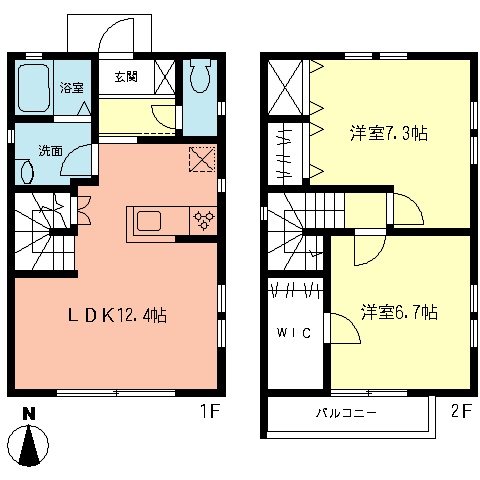 リヴェール白鳥 間取り