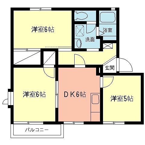 ハイツシンフォニーⅡ 間取り