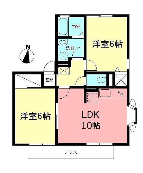 湘南台ビレッジＡ 間取り