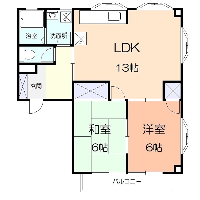 ハイツKAM 間取り