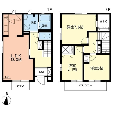 エクレール梨子ノ木 間取り