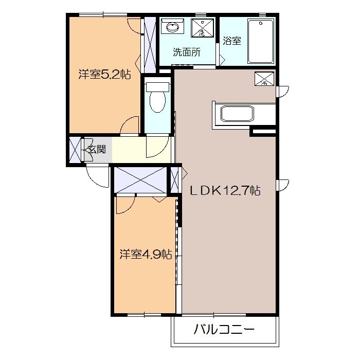 リヴィエールⅡ 間取り
