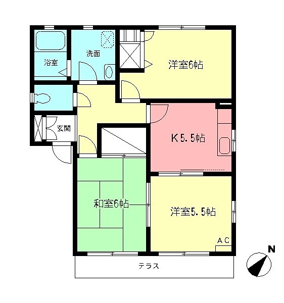 ハイツ大瀬戸Ｂ 間取り