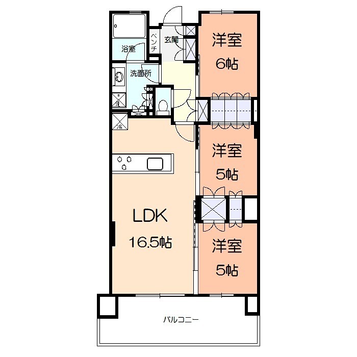 パークホームズ新川崎東 間取り