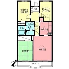 ソシア東橋本 間取り