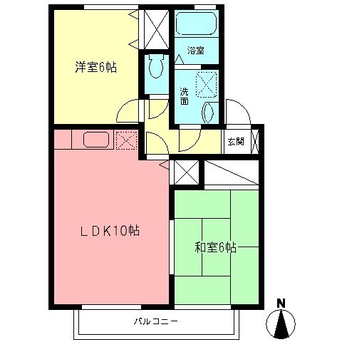 サニーハウス石井Ｂ 間取り